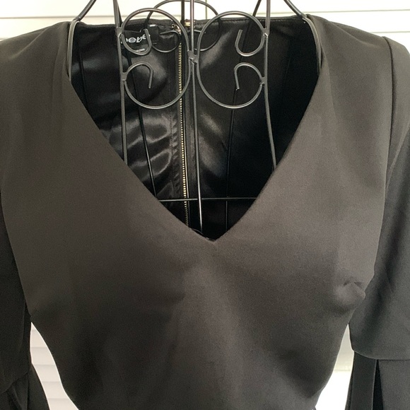 Scuba flutter crop top black - Picture 4 of 6